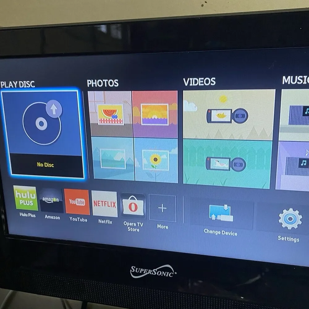 Samsung BD-J5100 Streaming Blu-ray DVD Player 1080p HDMI USB No Remote Tested